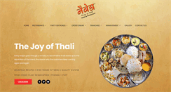 Desktop Screenshot of naivedyathali.com